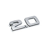 2.0 Plastik Krom Arma Bagaj Etiketi Logo Sticker