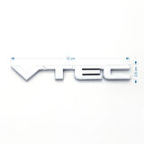 Vtec Plastik Krom Arma Bagaj Etiketi Logo Sticker