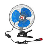 Araç Içi Vantilatör Oto Pervane 6" 12 Volt Uyumlu Mandallı Çakmaklık Girişli
