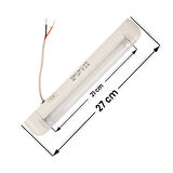 Mega Oto Market 6W 12V Karavan 27 cm Elektronik Floresan Kabin Tavan Lambası - Mavi Işık