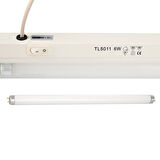 Mega Oto Market 6W 24V Karavan 27 cm Elektronik Floresan Kabin Tavan Lambası - Mavi Işık