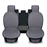 Blackline Serisi Terletmez Dokuma Kumaş Oto Koltuk Koruyucu Kılıfı Ön ve Arka Koltuk Takım