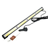 4 Ledli Offroad Led Bar 60 cm Tepe Lamba Kumandalı 12 Animasyonlu Beyaz