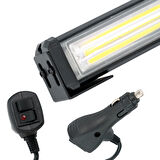 4 Ledli Offroad Led Bar 60 cm Tepe Lamba Kumandalı 12 Animasyonlu Beyaz