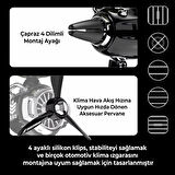 Pervaneli Klima Süsü Oto Koku Klipsi Sallanan Başlı Pilot Gorilla Araba Hava Ferahlatıcı Turuncu