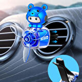 Pervaneli Klima Süsü Oto Koku Klipsi Siyah Uçaklı Mavi Pilot Hava Ferahlatıcı Maskot