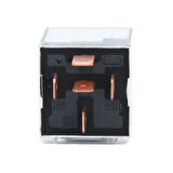 12V RÖLE 5 UÇLU 50/60 A IŞIKLI (ŞEFFAF) (ÇİFT PLATİN) (30-85-86-87-87a)