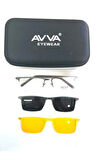 AVVA 504 C2  POLARİZE&ANTİFAR KLİPSLİ ERKEK GÜNEŞ GÖZLÜĞÜ