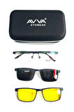 AVVA 507 C4 POLARİZE&ANTİFAR KLİPSLİ ERKEK  GÜNEŞ GÖZLÜĞÜ