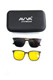 AVVA 2125 C2 POLARİZE&ANTİFAR KLİPSLİ ERKEK GÜNEŞ GÖZLÜĞÜ