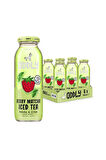 BERRY MATCHA SOĞUK ÇAY CAM MATCHA ÇİLEK - 0 ŞEKER & 0 KALORİ 250 ML X 6 ADET