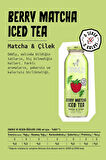 BERRY MATCHA SOĞUK ÇAY CAM MATCHA ÇİLEK - 0 ŞEKER & 0 KALORİ 250 ML X 6 ADET