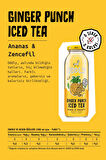 GINGER PUNCH SOĞUK ÇAY CAM YEŞİLÇAY ANANAS ZENCEFİL - 0 ŞEKER & 0 KALORİ 250 ML X 6 ADET