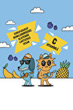 DANCING FRIENDS ANANAS MANGO YABANMERSİNİ MEYVE SUYU 200 ML X 8 ADET