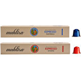 Muhlisa Espresso Kapsül Kahve 2 Kutu Guatemala, Ethiopia (20 KAPSÜL) %100 Arabica