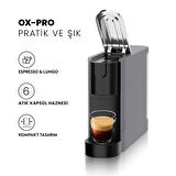 Omnex Ox-pro Kapsüllü Espresso Makinesi & Swifo Max Süt Köpürtücü