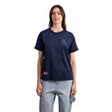 Snail Regular Lacivert T-Shirt