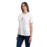 Hugging Regular Ekru T-Shirt