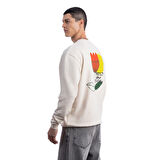 Protect Overize Ekru Sweatshirt