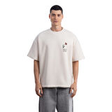 Beautiful Overisize Ekru T-Shirt