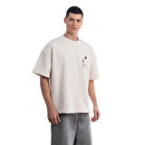 Beautiful Overisize Ekru T-Shirt