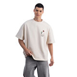 Beautiful Overisize Ekru T-Shirt