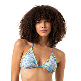 Tropical Leaves Bikini Üstü