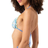 Tropical Leaves Bikini Üstü