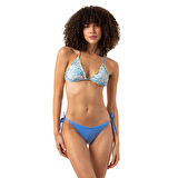 Tropical Leaves Bikini Üstü