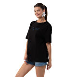 Ocean Oversize Siyah T-Shirt