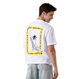 Summer Mood Overisize Beyaz T-Shirt
