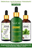 NatuCare Zenginleştirilmiş Mucizevi Yağlar 3'lü Saç Bakım Seti 100 ML (AMLA-BİBERİYE-CASTOR)