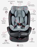 Prego Profix Pro 360° Dönebilen Isofixli 0 - 36 kg Oto Koltuğu Gri