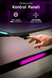 Raiden Çift Motorlu RGB Aydınlatmalı Elektrikli Yükseklik Ayarlı Oyuncu Masası