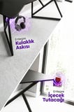 Vortex 25mm Kanatlı Oyuncu Masası | Siyah Karbon Fiber Kaplama | Raflı Oyuncu Masası