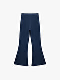 Scuba Kumaş Slim Fit İspanyol Paça Pantolon