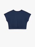 Slim Fit Bisiklet Yaka Kolsuz Basic Tişört