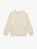 Scuba Kumaş Uzun Kollu Bisiklet Yaka Basic Sweatshirt