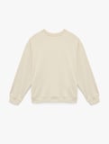 Scuba Kumaş Uzun Kollu Bisiklet Yaka Basic Sweatshirt