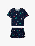 Yılbaşı Temalı 2'li Pijama Takımı