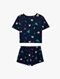 Yılbaşı Temalı 2'li Pijama Takımı