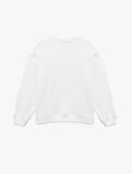 Stitch Lisanslı Bisiklet Yaka Baskılı Oversize Sweatshirt