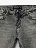Normal Bel Pamuklu Straight Fit Jean Pantolon - Mark Jean