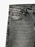Normal Bel Pamuklu Straight Fit Jean Pantolon - Mark Jean