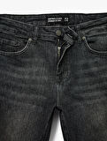 Normal Bel Pamuklu Straight Fit Jean Pantolon - Mark Jean