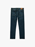 Pamuklu Normal Bel Straight Fit Jean Pantolon - Mark Jean