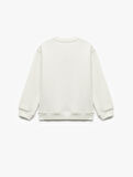 Geyik Nakış Detaylı Uzun Kollu Bisiklet Yaka Şardonlu Sweatshirt