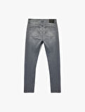 Pamuklu Normal Bel Düğmeli Slim Fit Jean Pantolon - Brad Jean