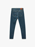 Normal Bel Pamuklu Cepli Skinny Fit Jean Pantolon - Michael Jean