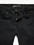 Pamuklu Cepli Normal Bel Slim Fit Jean Pantolon - Brad Jean